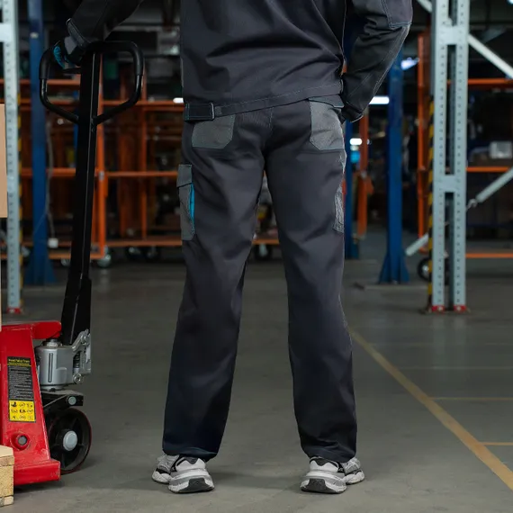 Брюки профессиональные рабочие, 97% хлопок 3% спандекс, L Gross