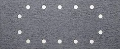 Лист шлифовальный универсальный URAGAN с покрыт. стеарата цинка, 14 отверстий по кругу, для ПШМ, P40, 115х280мм, 10шт