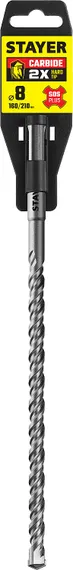 STAYER 8 x 210 мм, SDS-plus бур, Professional (2930-210-08)