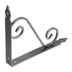 Кронштейн декоративный, 190 х 240 х 25 х 3.5 мм, темно-серый Сибртех