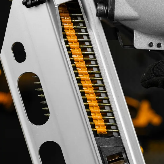 Гвозди для пнев. нейлера (крашен.) длина - 75 мм, диам. - 3,05 мм, 2000 шт. Denzel