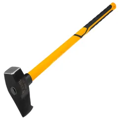 Колун-кувалда 4000 г, кованая, фибергласовая  рукоятка c TPR покрытием, 880 мм Denzel