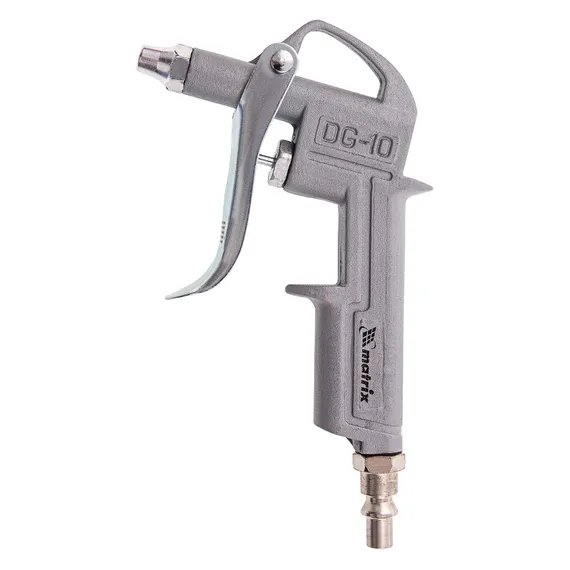 Набор пневмоинструмента, 5 предметов, быстросъемное соединение, краскораспылитель с нижним бачком Matrix