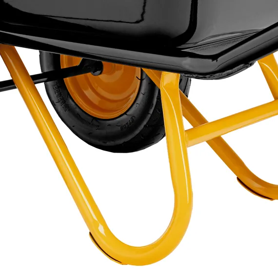 Тачка строительная, усиленная, объем 120 л, 350 кг, двухколесная, колесо 16х4.00-8 Denzel