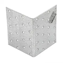 Крепежный уголок равносторонний 2 мм, KUR 80 х 80 х 100 мм Сибртех