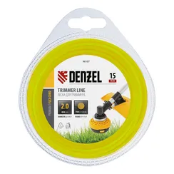Леска для триммера, круглая 2 мм х 15 м, блистер Flex cord Denzel