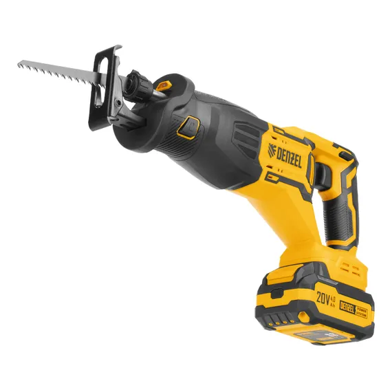 Пила сабельная аккумуляторная бесщет. RS-250, Li-Ion, 20 В Denzel