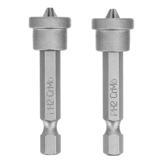 Бита PH2x50 мм с ограничителем для ГКЛ, 2 шт, CrMo Сибртех