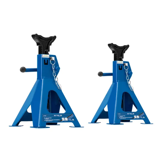 Подставки под автомобиль регулируемые, 2 т, H подъема 280-420 мм, 2 шт, Stels