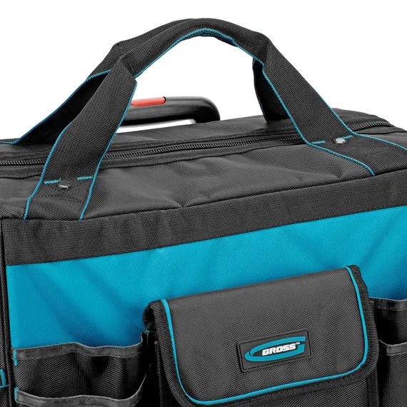 Сумка для инструмента, 460х240х340мм, выдвижная рукоятка, колеса Gross