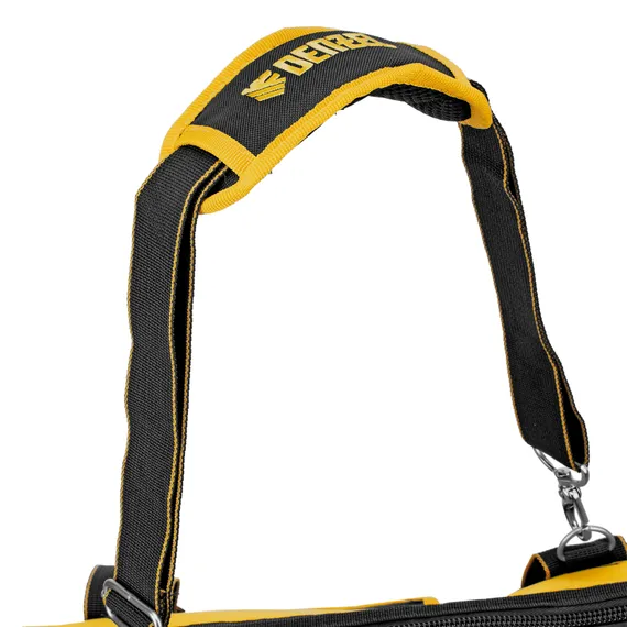 Сумка для инструмента, 500х245х300 мм, 20 карман.,съемный органайз. 10 карман.,наплеч. рем. Denzel