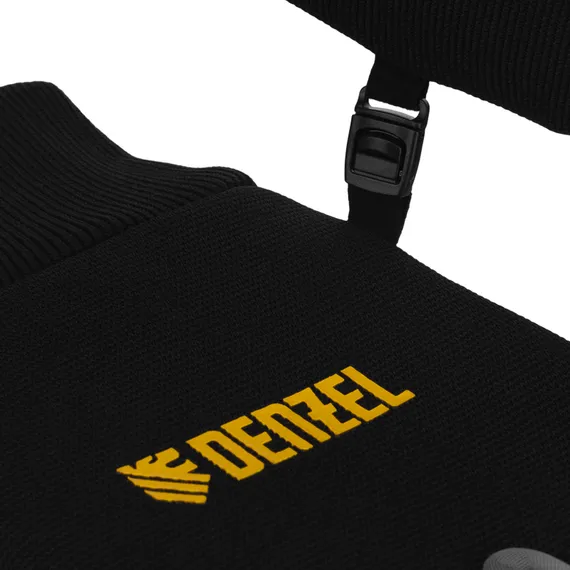 Перчатки универсальные, двойные, работа с сенсорным экраном, вязаная манжета, размер 9 Denzel