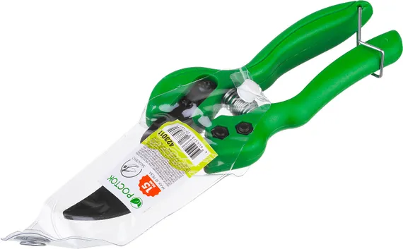 РОСТОК PC-75, 195 мм, с пластиковыми рукоятками, плоскостной секатор (423011)