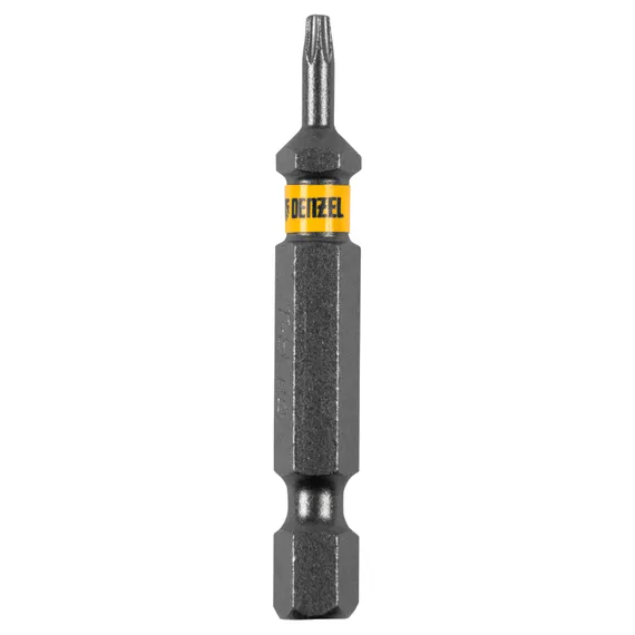 Бита TX 8х50, сталь S2, шестигранный профиль, 10 шт. Е 6,3 Denzel