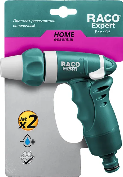 RACO 481C, плавная регулировка, пластиковый с TPR, поливочный пистолет (4255-55/481C)