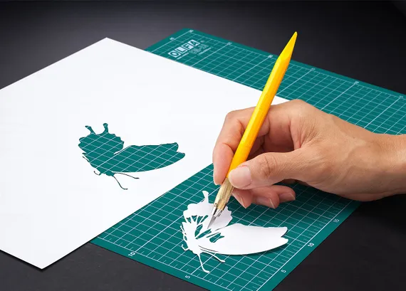 OLFA Utility Models для точных работ 4 мм, перовой нож (OL-AK-5)