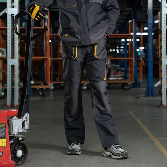 Полукомбинезон профессиональный рабочий, 65% полиэстер 35% хлопок, XXXL Denzel