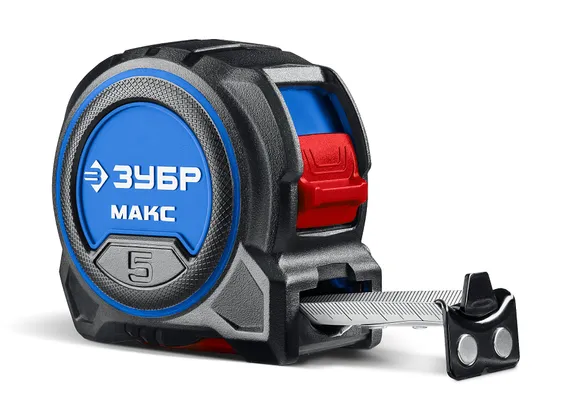 ЗУБР МАКС 5м х 27мм, рулетка со сверхшироким полотном (34060-05-27)