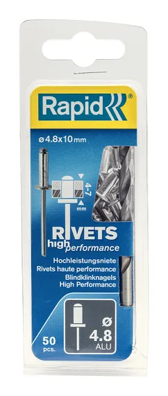 RAPID 4.8 х 10 мм, 50 шт, алюминиевая заклепка (5000387)