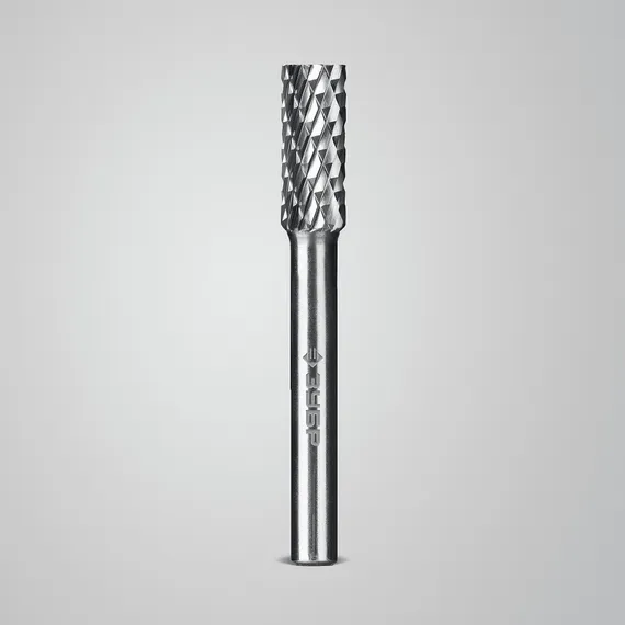 ЗУБР 8х20 мм, тип А (цилиндр с гладким торцом), хв-к 6 мм, твердосплавная борфреза, ПРОФЕССИОНАЛ (28800-8-20)