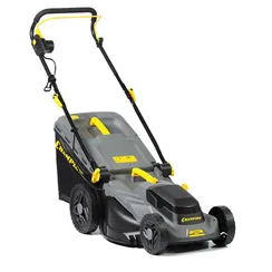 Газонокосилка эл. CHAMPION EM4318 (1,8 кВт пласт.+ткань травосб. 52л ширина 430мм 30-75мм, 12,9кг)