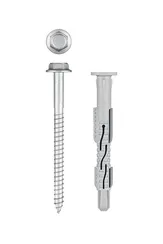 ЗУБР ФД-Ц 10x 100 мм, фасадный дюбель, нейлон/цинк, 50 шт (301455-100)