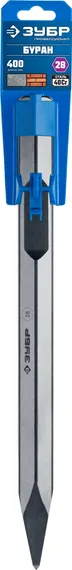 ЗУБР БУРАН, 400 мм, HEX 28, пикообразное зубило (29372-00-400)
