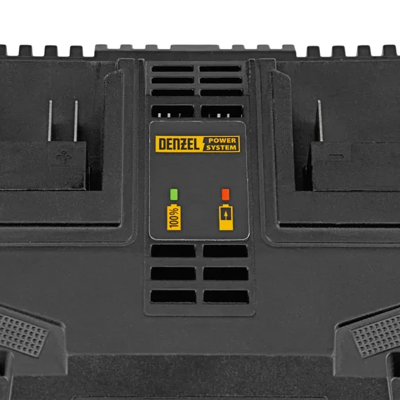 Устройство зарядное для аккумуляторов двухпортовое BCH-20-4.0x2, Li-Ion, 20 В, 4.0 А Denzel