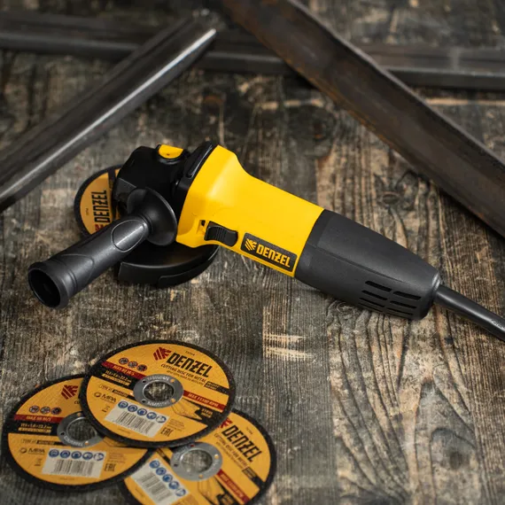 Углошлифовальная машина AGL115-800, 800 Вт, 115 мм, 11000 об/мин Denzel