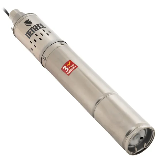 Скважинный насос DWS-3,5-100, винтовой, диаметр 3,5", 800 Вт, 1700 л/ч, напор 100 м Denzel