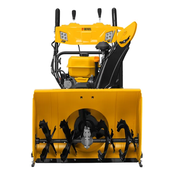 Бензиновая снегоуборочная машина SBL 711D PRO, 302cc, эл.старт, фара, обогрев, блок. дифф. Denzel