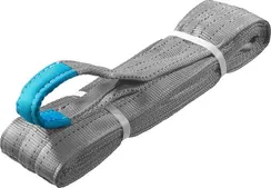 ЗУБР СТП-4/4, серый, г/п 4 т, длина 4 м, текстильный петлевой строп (43554-4-4)