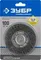 ЗУБР 100 мм, витая, стальная проволока 0.3 мм, щетка дисковая для дрели, Профессионал (35198-100)
