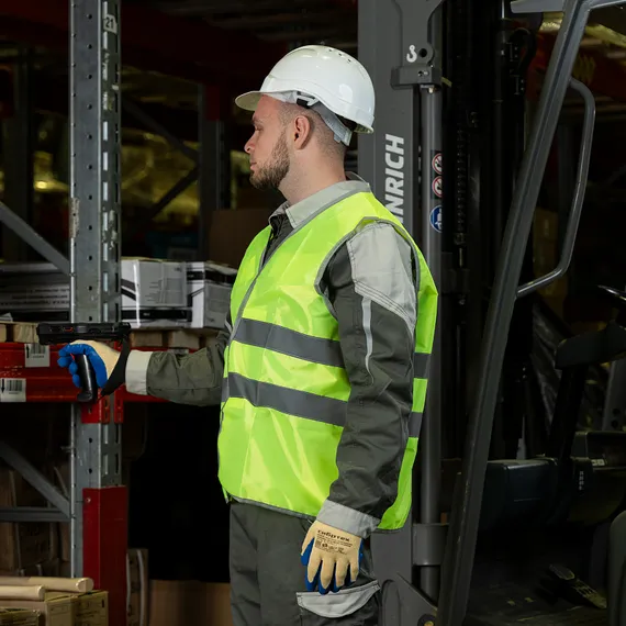 Жилет сигнальный, желтый, размер XXL Сибртех