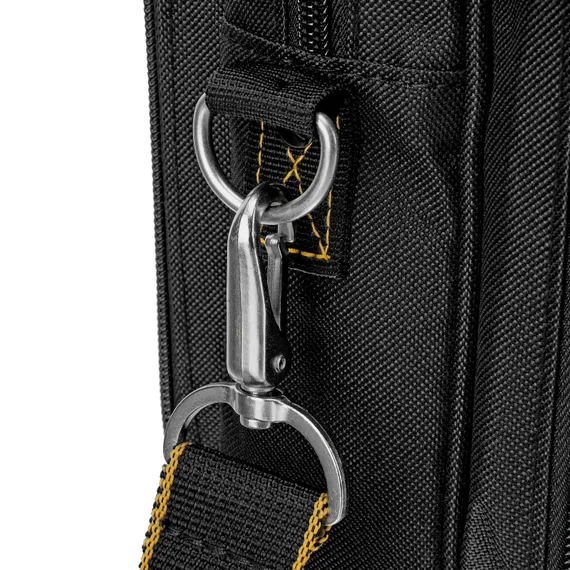 Сумка для инструмента, 400х170х300 мм, 3 отделения, 28 карманов, наплечный ремень Denzel