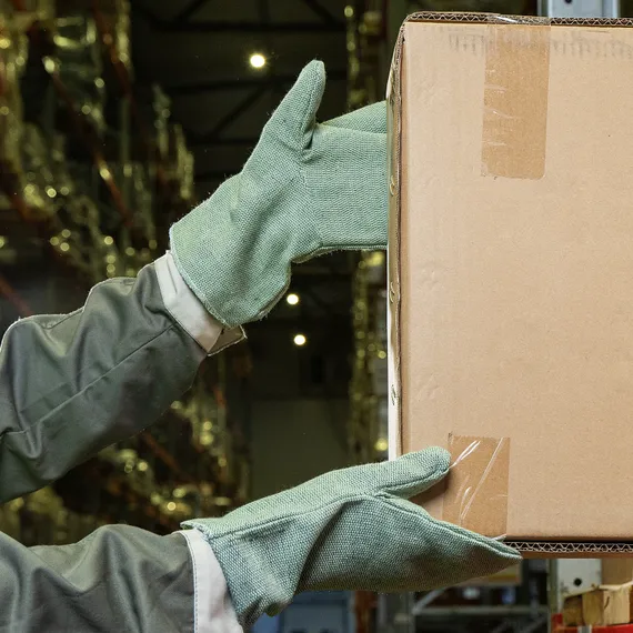 Рукавицы брезентовые водоотталкивающие, 1 размер Сибртех