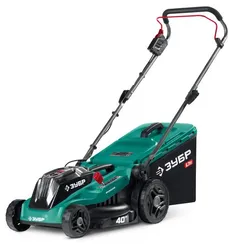 Аккумуляторная газонокосилка бесщеточная ЗУБР 40 В (2x20В), 400 мм, без АКБ (LMS) (ГКЛ-4040)