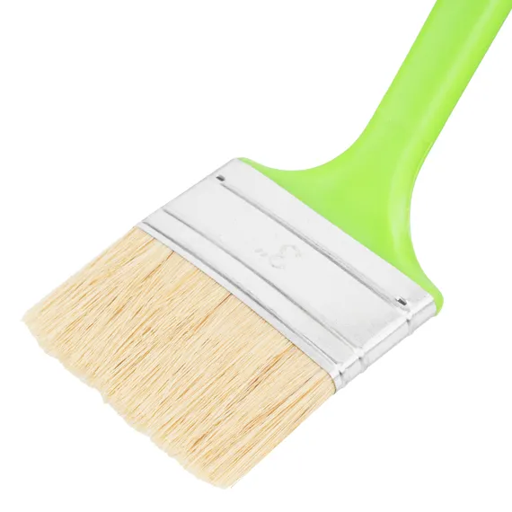 Кисть радиаторная 75 мм, натуральная щетина, пластиковая ручка Сибртех