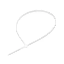 Хомуты, 370 x 3.6 мм, пластиковые, белые, 100 шт Сибртех