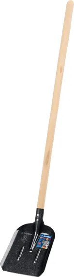 ЗУБР ПРОФИ-5 350х230х1450мм, полотно рессор.сталь 1.6мм закалено, c ребрами жестк., черенок высш.сорт, тип ЛСП, совковая лопата, Профессионал (39457)