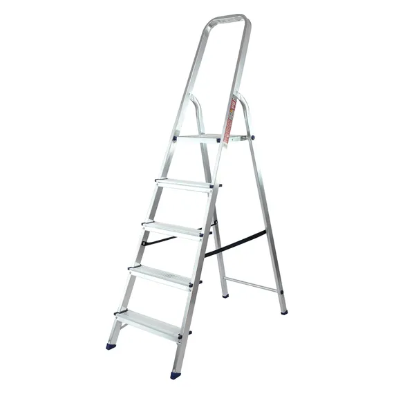Стремянка усиленная, 5 ступеней, алюминиевая, MTX