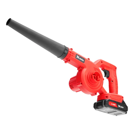 Воздуходувка-пылесос акк. портативная, LB-185, 35 м/с, 170 м3/ч, Li-Ion, 20 В MTX