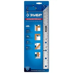 ЗУБР 400 мм, рейсмус-угольник разметочный, ПРОФЕССИОНАЛ (34400-40)