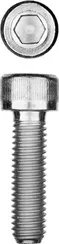 ЗУБР DIN 912, кл. пр. 8.8, М10 х 25 мм, цинк, 5 кг, винт с внутренним шестигранником, Профессионал (30318-10-025)