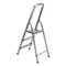 Стремянка, 3 ступени, алюминиевая, Сибртех