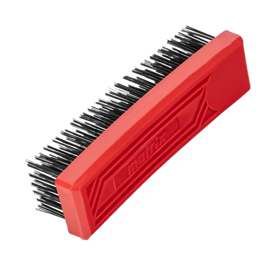 Щетка зачистная шестирядная, плоская, пластиковая Matrix