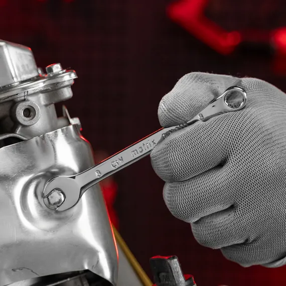 Ключ комбинированный, 8 мм, CrV, полированный хром Matrix