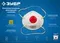 ЗУБР ПФК-80, класс защиты FFP1, коническая, фильтрующая полумаска с клапаном выдоха (11161)