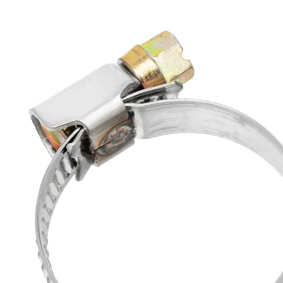 Хомуты нержавеющая сталь, Стандартное болтовое крепление 20-32 мм, 50 штук в упаковке, ширина 9 мм Сибртех