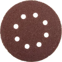 Круг STAYER ″PROFI″ из абразивной бумаги на велкро основе, 8 отв., P40, 125мм, 5шт